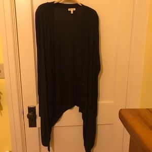 Cotton Plum Colored Cardigan